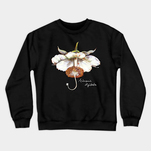 Baobab Bloom Crewneck Sweatshirt by michdevilish